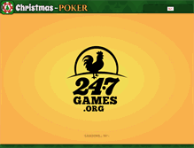 Tablet Screenshot of christmas-poker.com